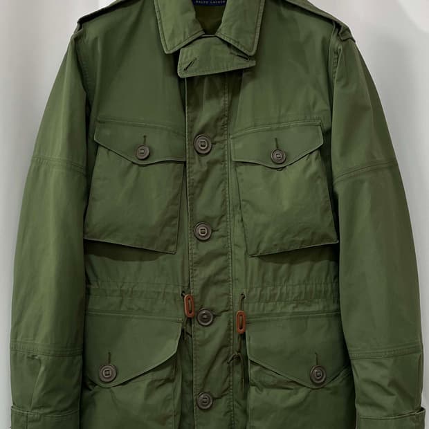 폴로 랄프로렌 올리브 M65 파라트루퍼 컴뱃 필드자켓