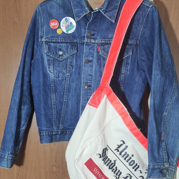 70s 리바이스 데님자켓 105