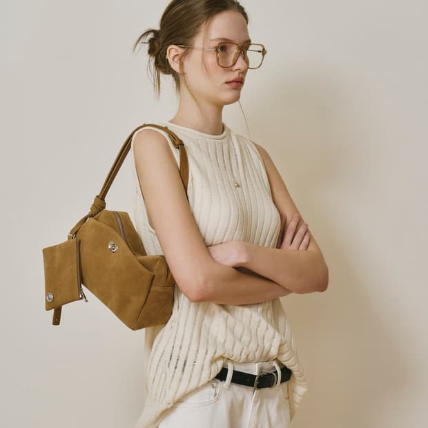 Noa Bag - Suede Beie