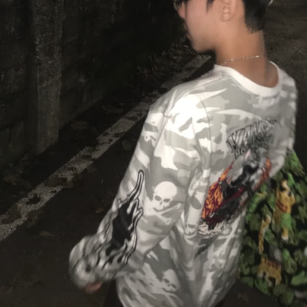 Vanson X roonietoons camo longsleeve