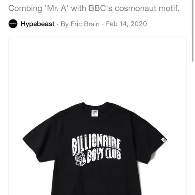 Andre Saraiva x Billionaire Boys Club