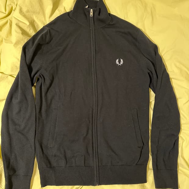 프레드페리 풀집업 블랙