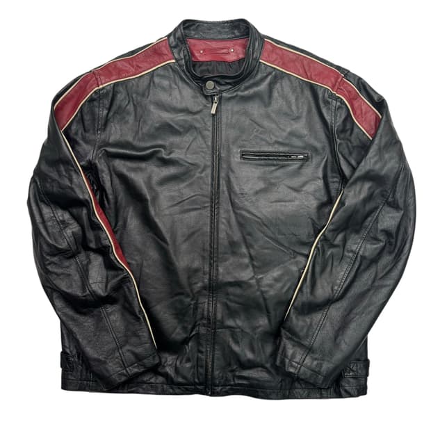 월슨레더 발마칸 램스킨 바이커 자켓 XL