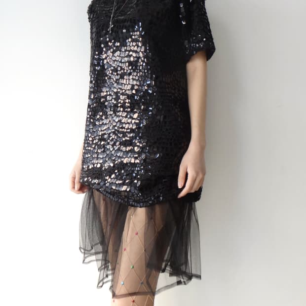 3D pebble top / black