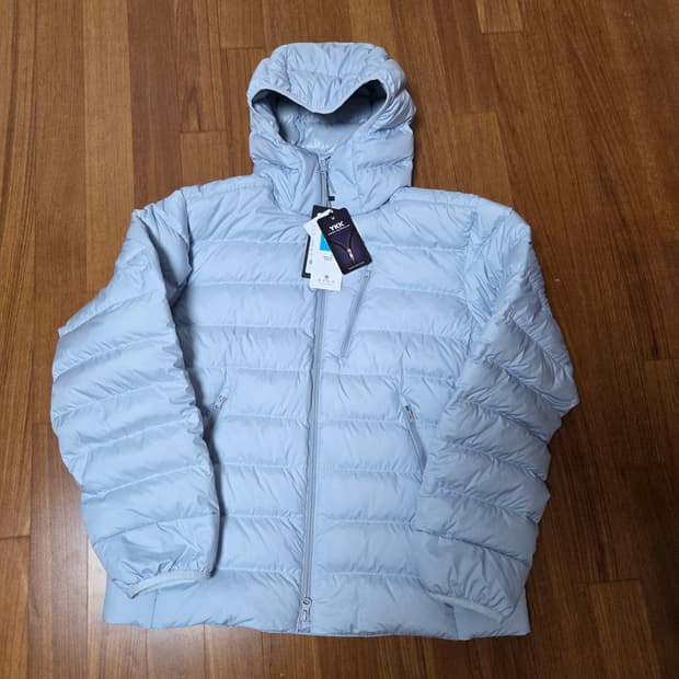 시티 레저 후디드 라이트 다운 재킷 클라우디 블루 XL사이즈