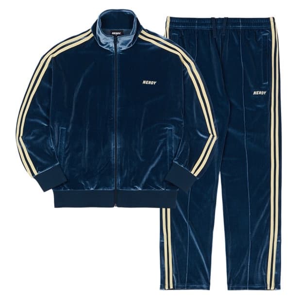 널디 네이비 벨벳 풀셋 M 