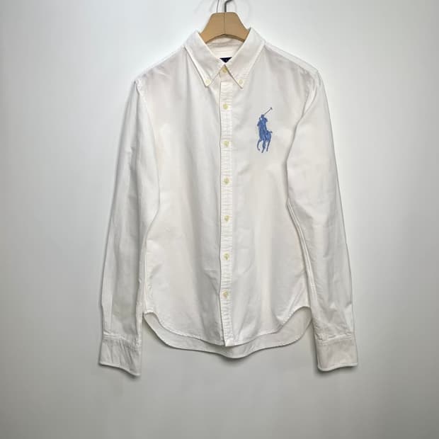 폴로 랄프로렌 화이트 옥스포드 셔츠