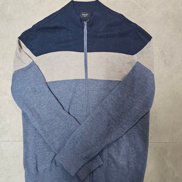 갤럭시 니트 집업 가디건 100