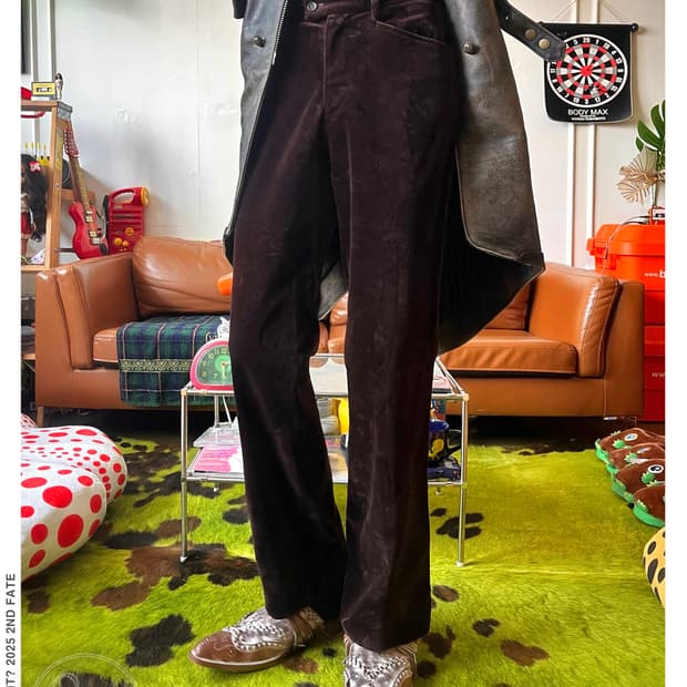 Paul Smith Brown Velour Old Trouser