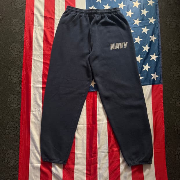 [military] 밀리터리 미 해군 navy 스웻팬츠 -10