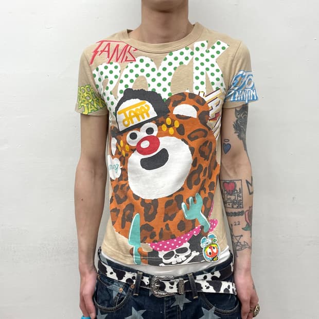 JAM Rock Tiger Dot Beige T-Shirt 