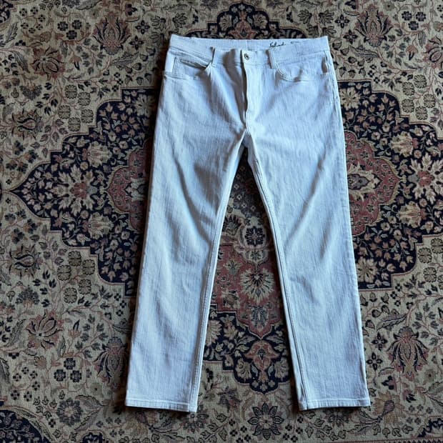 살바토레 페라가모 화이트 데님 87-98