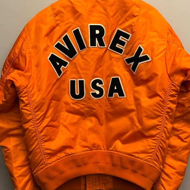 (L~XL)아비렉스 MA-1 USA 백로고 항공점퍼 플라이트자켓 마원