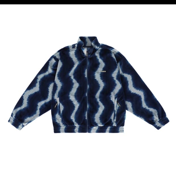 예스아이씨 Y.E.S VELOUR JACKET-NAVY