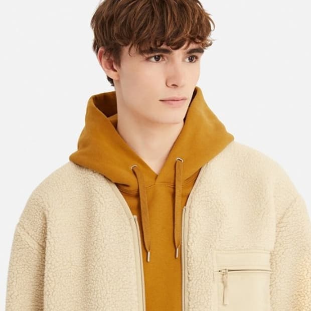 유니클로 x 르메르 U 플리스 오버 자켓