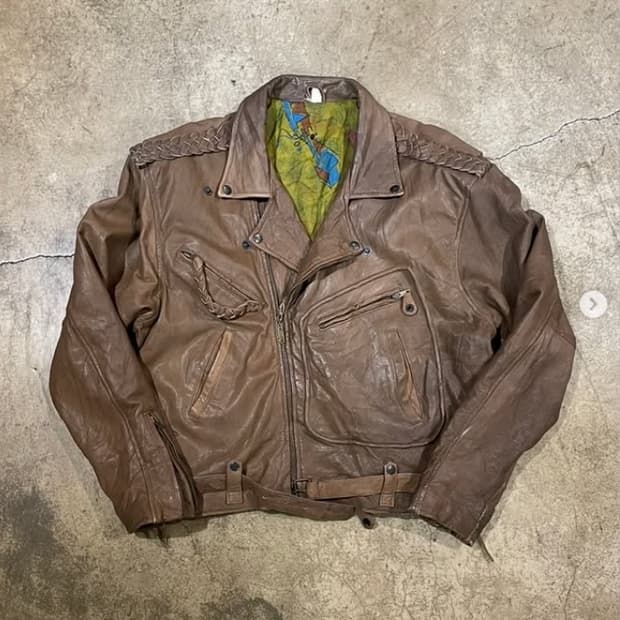 램 스킨 더블라이더 자켓 