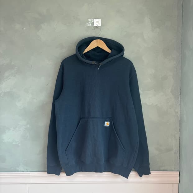 칼하트 미드웨이트 후드 네이비