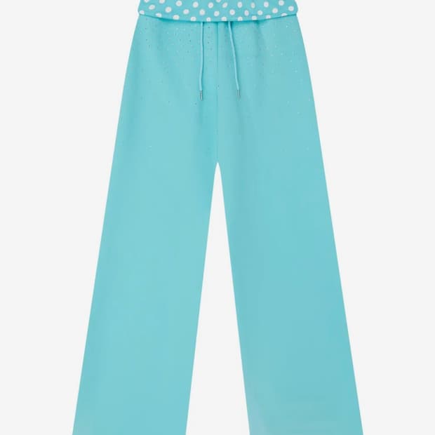 [택포]SY CRYSTAL FOLDING PANTS(BLUE)