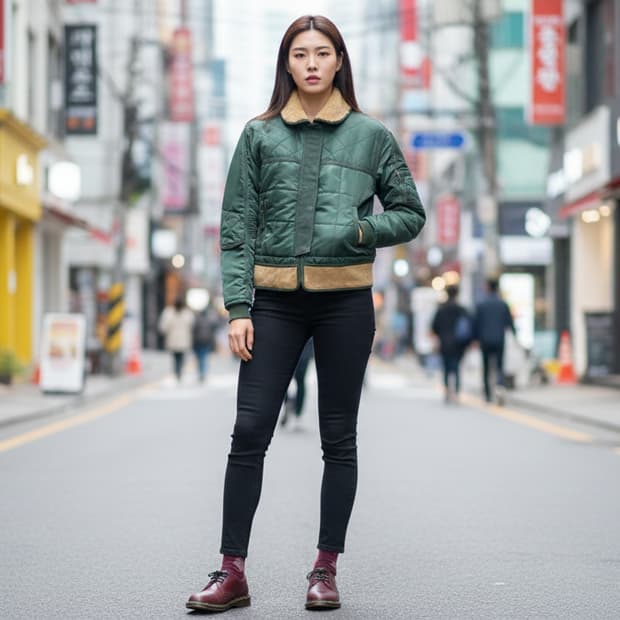 Chevignon 쉐비뇽 레더 파츠 양털 봄버