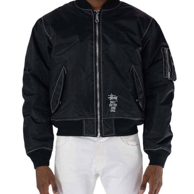 스투시 리버시블 빌트 봄버 자켓