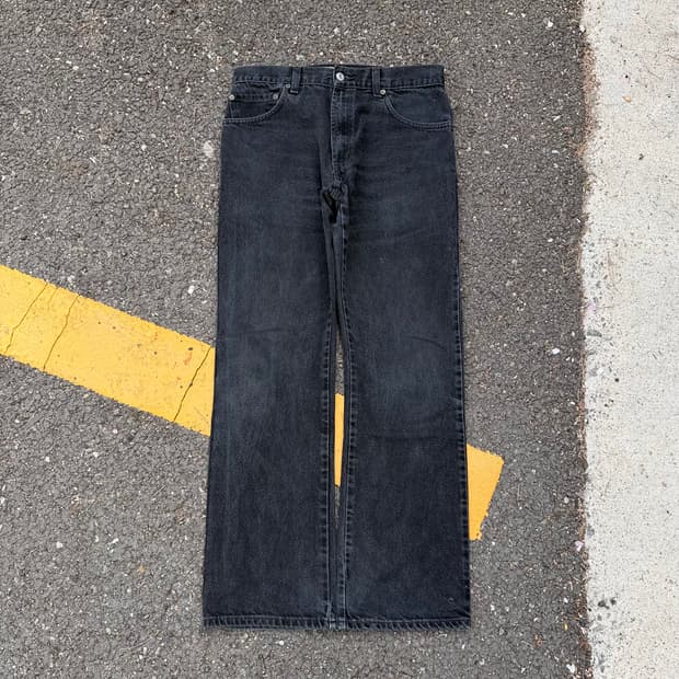 00s 빈티지 리바이스 517 부츠컷 블랙