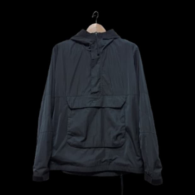 남성 나이키 퓨추라 우븐 아노락 후드 자켓 바람막이 트레이닝복 블랙 검정