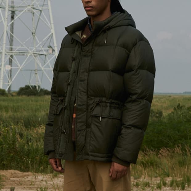 아웃스탠딩 구스다운 카라코람 패딩 블랙 M