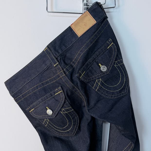 트루릴리전 플레어 데님 팬츠 