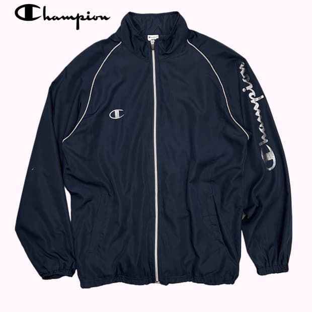 logo embroidery track jacket