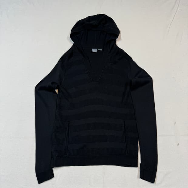 S) A|X 아르마니 익스체인지 스트라이프 후드 니트