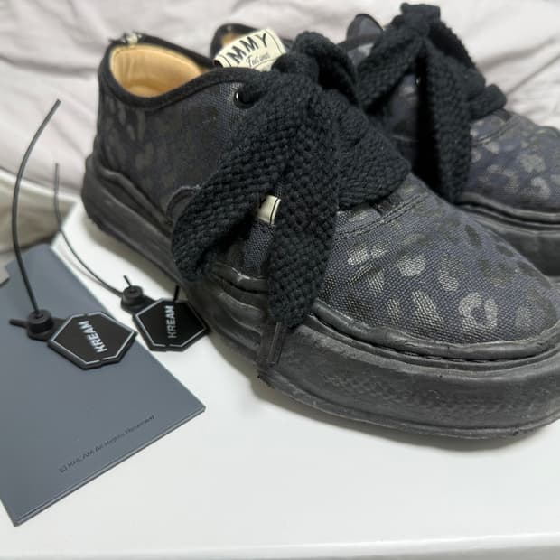 메종 미하라 야스히로 베이키 og 레오파드 블랙 40