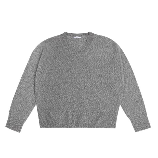 Stu 카센티노 니트 Casentino V-neck Knit Grey

