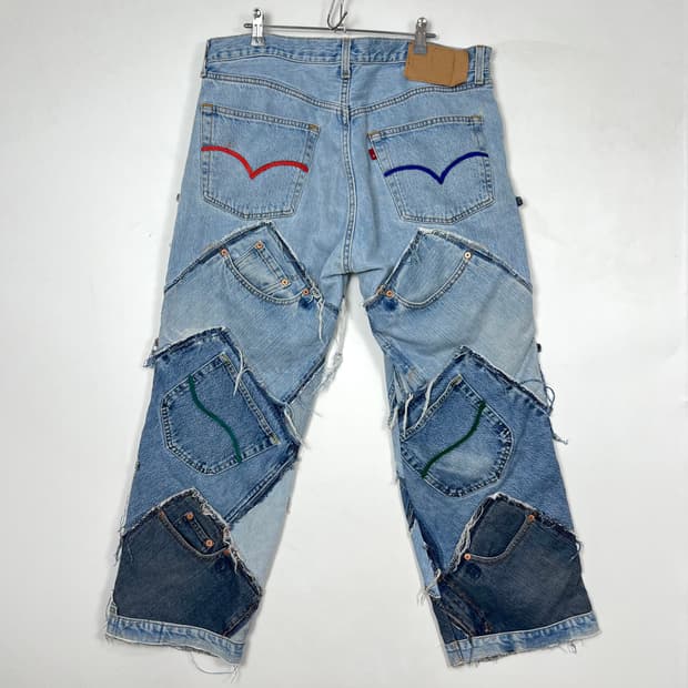 Levis 리바이스 포켓 커스텀 데님 팬츠