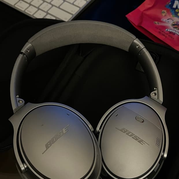 보스 qc35 실버 헤드셋