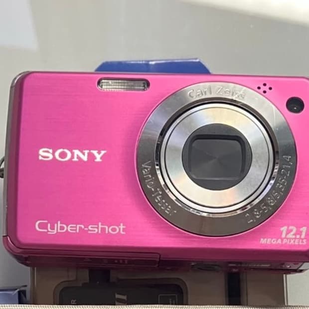 소니 사이버샷 dsc w220 핑크 풀구성