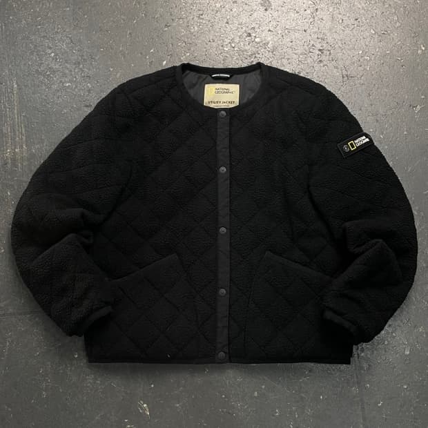 100 내셔널지오그래픽 퀼팅 후리스 