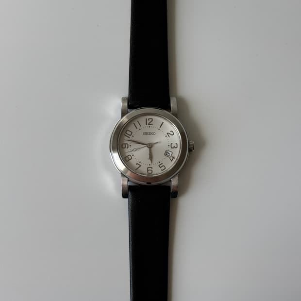 1990s Arabic Index Silver Ladies Quartz
