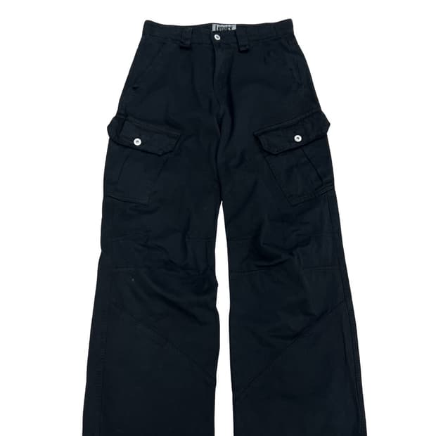 Legacy 와이드 카고 팬츠 블랙