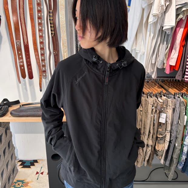 Schott 나일론 집업 후드 자켓