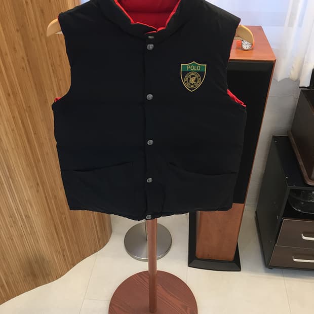 (WOMAN) 폴로랄프로렌 리버시블 패딩조끼 M, 양면 