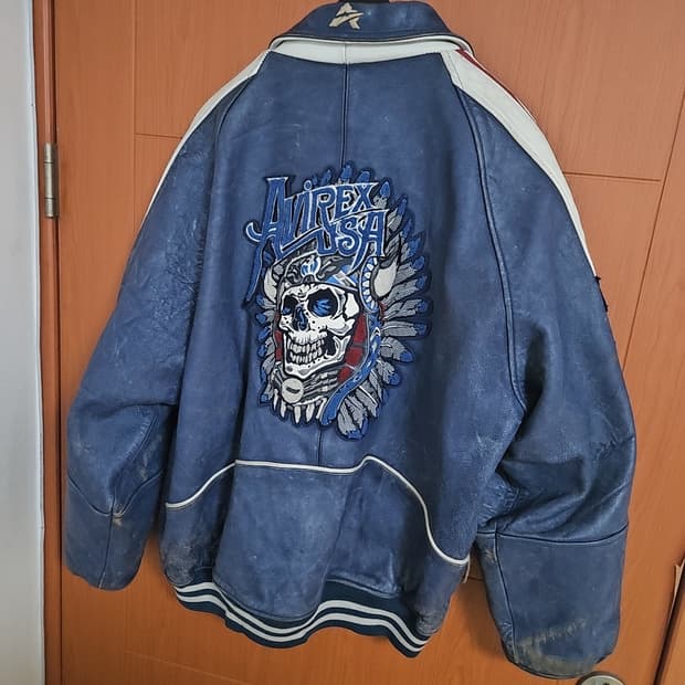 00 Avirex leather jacket xl