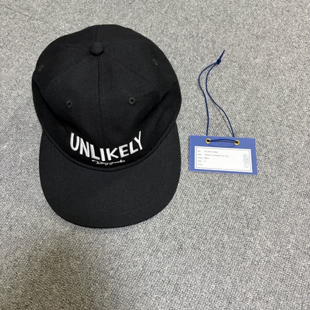 언라이클리 서울 팝업 캡 모자 블랙 새상품