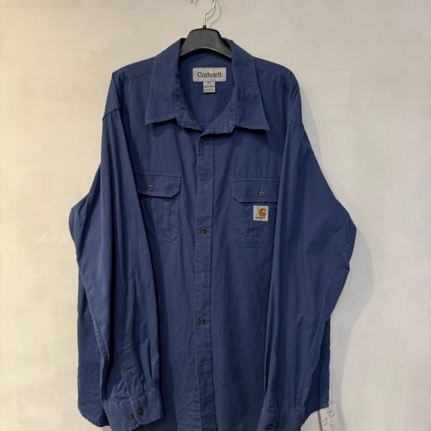 칼하트 블루 긴팔셔츠