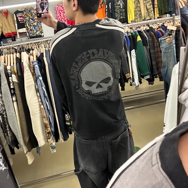 할리데이비슨 롱슬리브 긴팔티 XL
