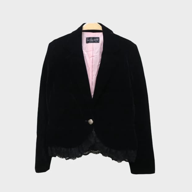 CRAZY ABOUT  ANYTHING 히메갸루 벨벳 자켓 61061