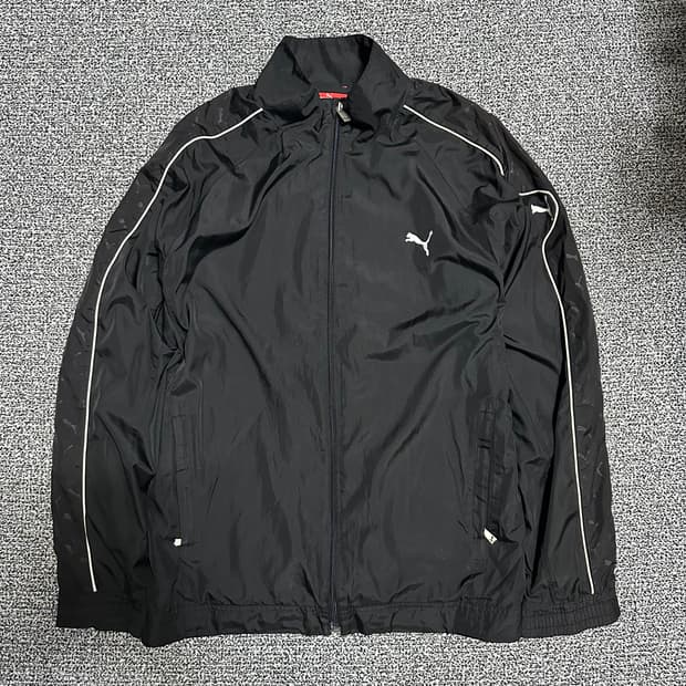 (XL) 푸마 블랙 라인 바람막이 자켓