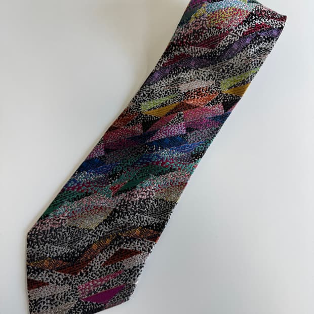 미쏘니 (Missoni) 실크 넥타이 10cm