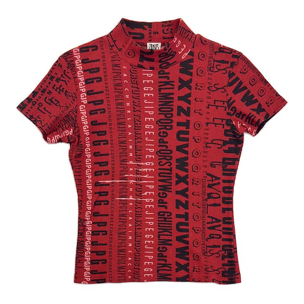 Jean Paul Gaultier Alphabet Top/ 40