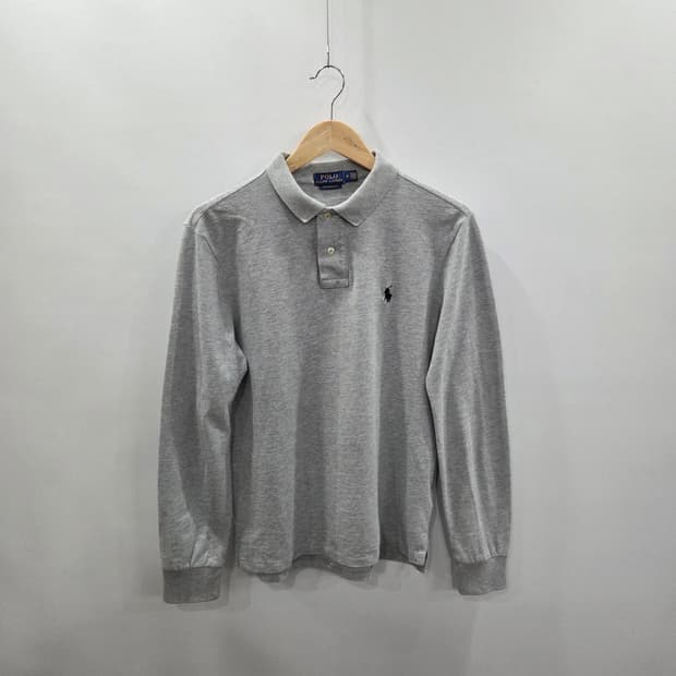 폴로랄프로렌 피케 카라 롱슬리브 그레이 M
