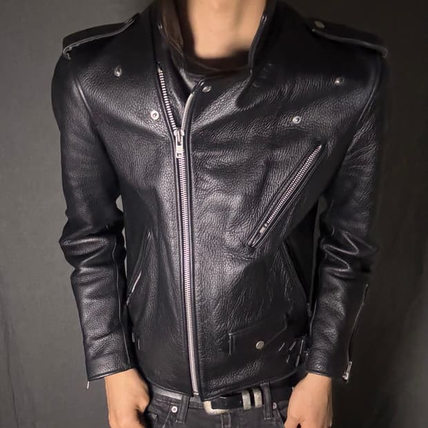 vintage rider leather jacket